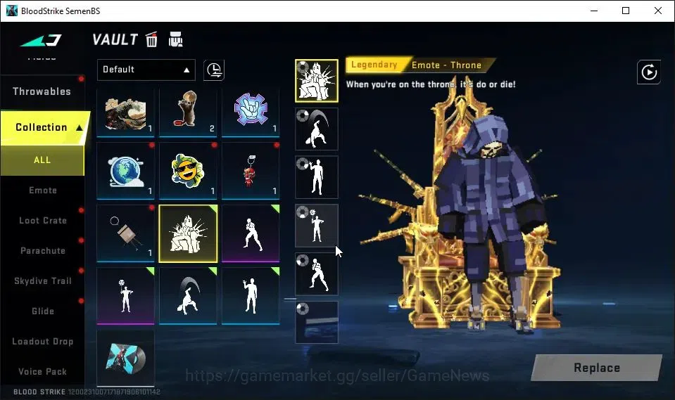 Blood Strike Accounts ASIA|Collab TokRev[MCX,FN2000,Takemichi]|Collab EV image 17