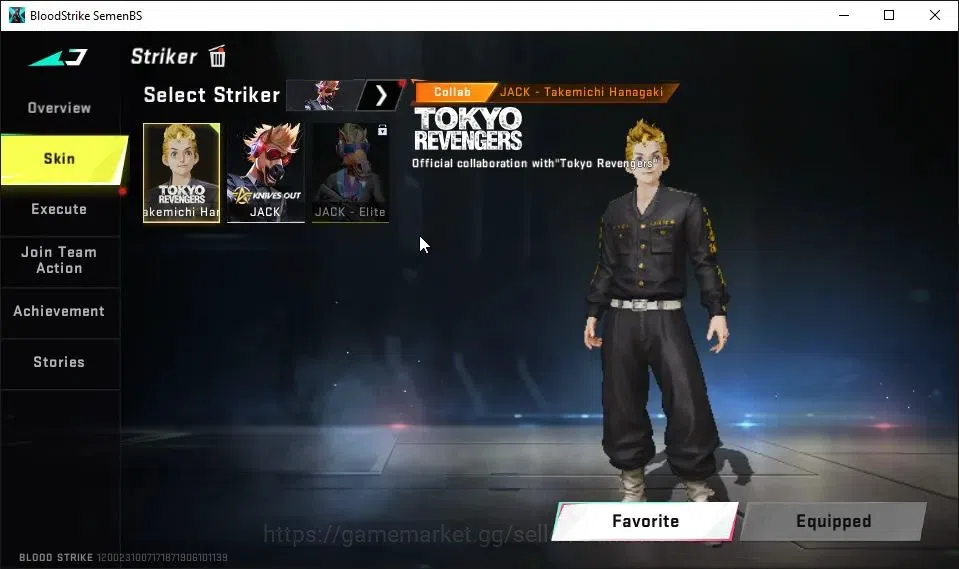 Blood Strike Accounts ASIA|Collab TokRev[MCX,FN2000,Takemichi]|Collab EV image 6