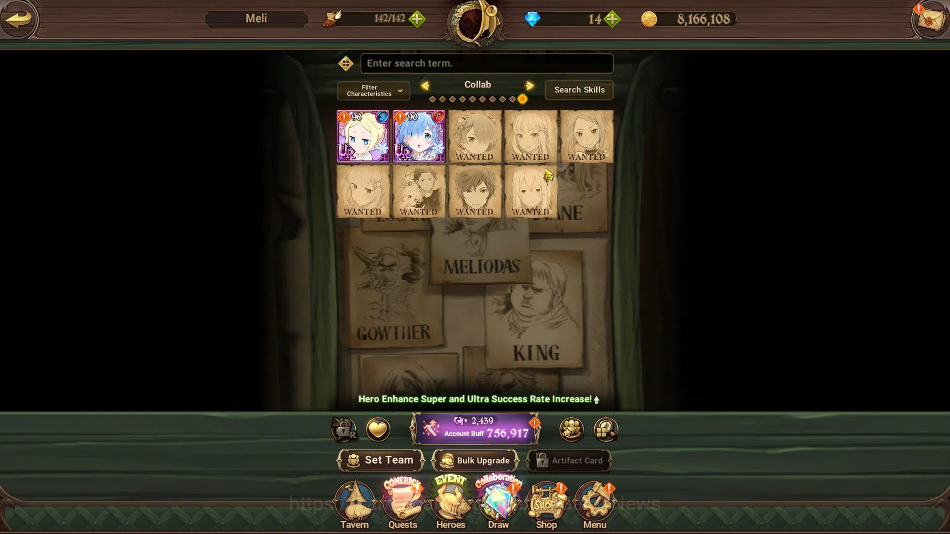 The Seven Deadly Sins: Grand Cross Accounts Global|756k CC|Chapter 6|4 UR+Collab Re Zero| Gowt image 14