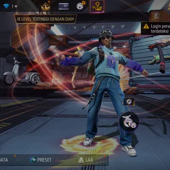 Free Fire Accounts akun epep lagi nih log gogle, vault cek sendiri, senjata cek sendiri, sg terompet murah