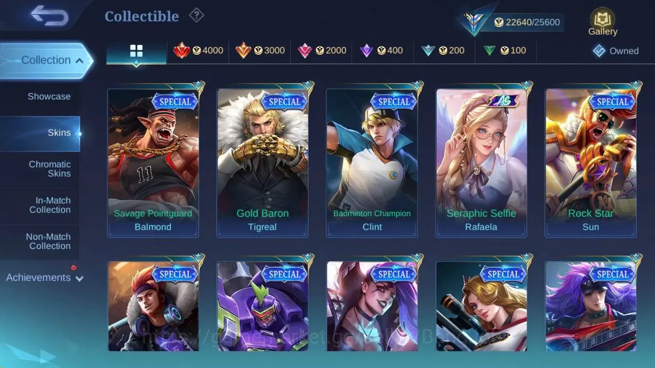 Mobile Legends: Bang Bang Accounts GLOBAL Hero 78 Skin 99|TransFormers Roger|Sanrio F image 11