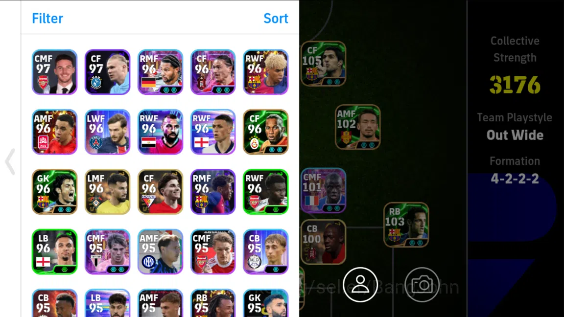 eFootball Accounts Power 3176| suarez epic db , platini tsubasa, O'ka image 2