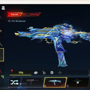 Blood Strike Accounts Collab Skin ASIA|Eternal: MP7 - Tidesong Lv.2,Bizon Seraph Lv.3|2 Collab Gun|4 Ultra Gun|1 Collab