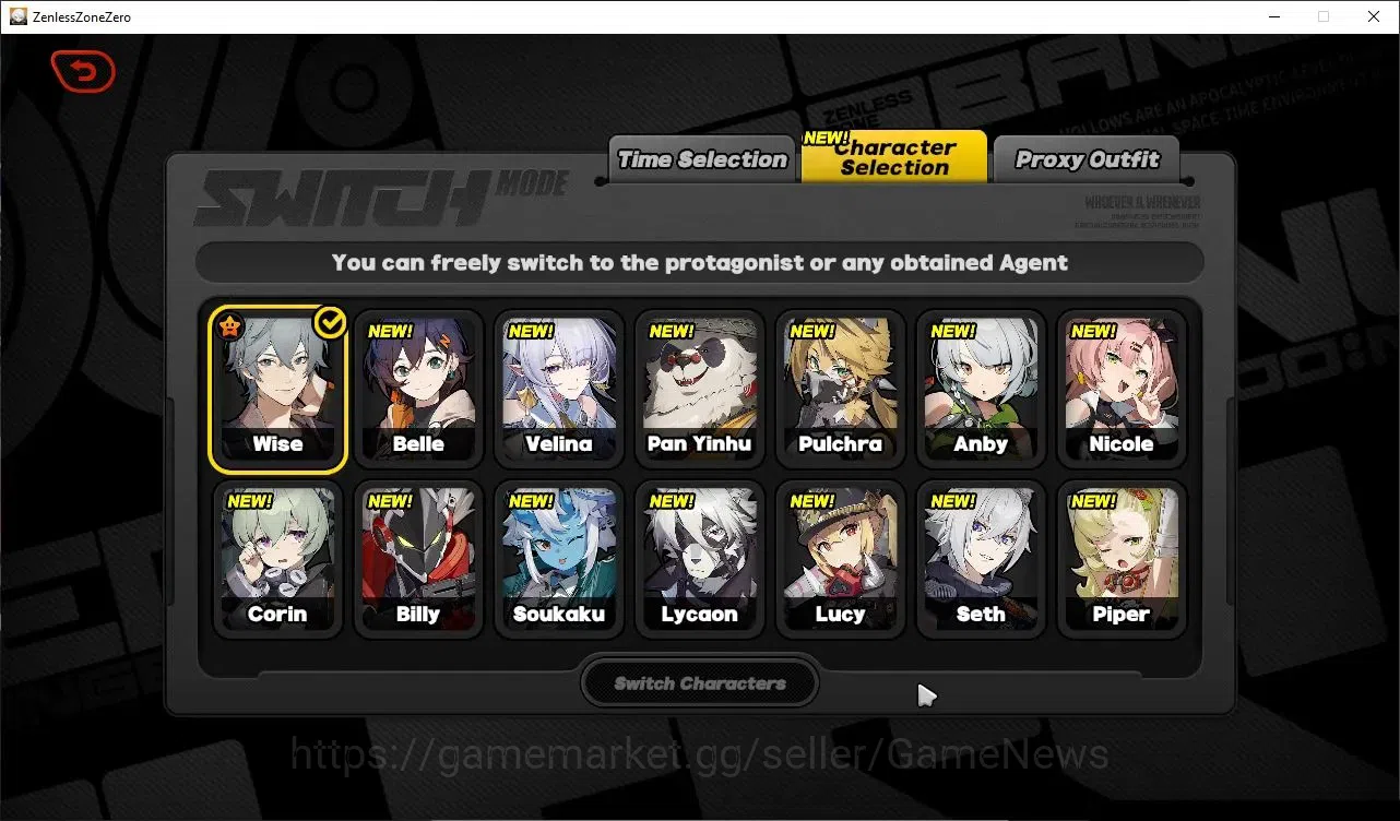 Zenless Zone Zero Accounts ASIA|IK 26|1k PolyChrome|1 Limit|(Velina)|1 Standa image 2