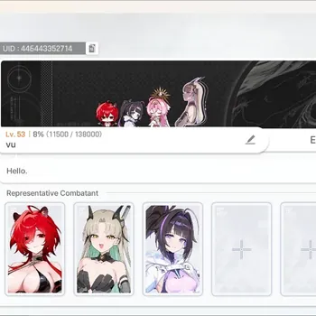 Chaos Zero Nightmare Accounts Global|Lv.53|6 SSR [(Olga EM3,Hilde EM1)+Sign,Arabella,Veronica,MeiLin,Tenebria]|2