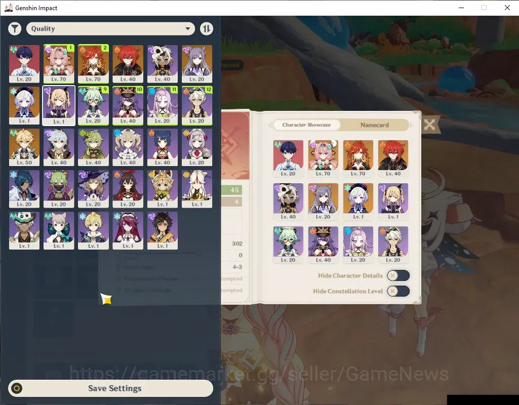 Genshin Impact Accounts Asia|AR 45|2 Limited + 3(*5Standart) |[Mavuika,Var image 1