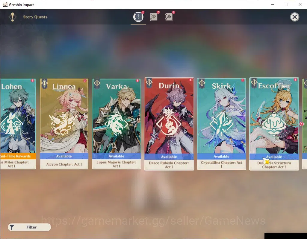 Genshin Impact Accounts Asia|AR 45|2 Limited + 3(*5Standart) |[Mavuika,Var image 14