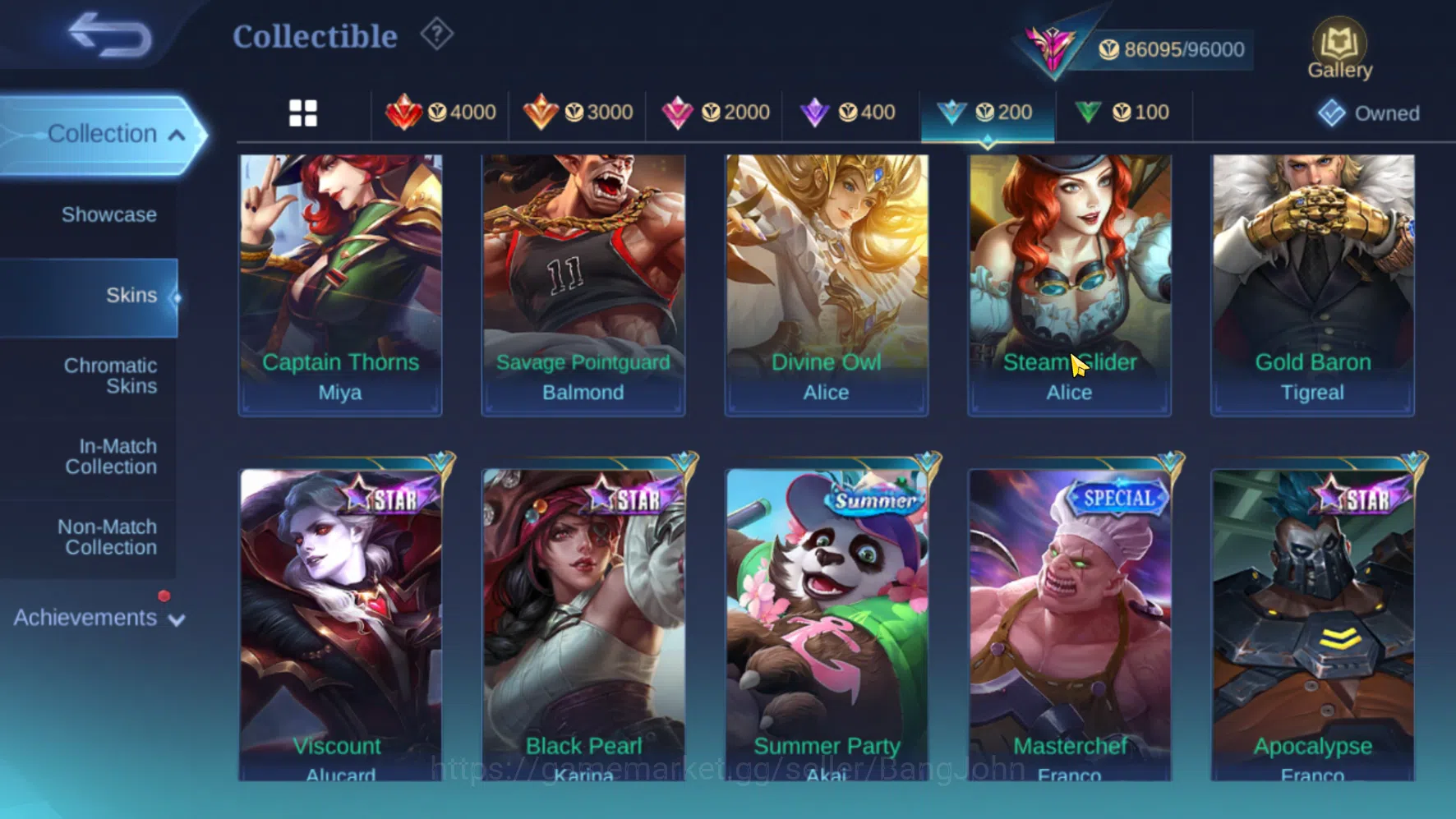 Mobile Legends: Bang Bang Accounts Others Hero 131 | Skin 352  Legend Freya | Prime Claude | KOF Karina | LuckyBox Selena 15