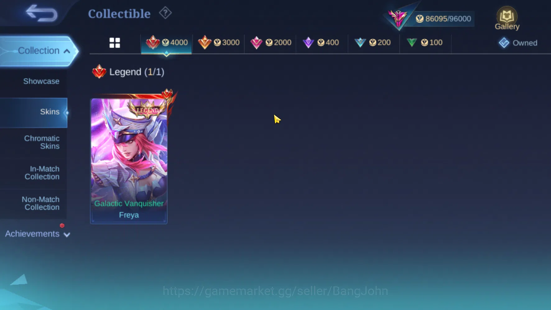 Mobile Legends: Bang Bang Accounts Others Hero 131 | Skin 352  Legend Freya | Prime Claude | KOF Karina | LuckyBox Selena 3