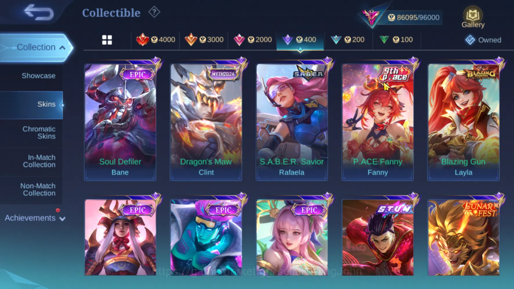 Mobile Legends: Bang Bang Accounts Others Hero 131 | Skin 352  Legend Freya | Prime Claude | KOF Karina | LuckyBox Selena 7