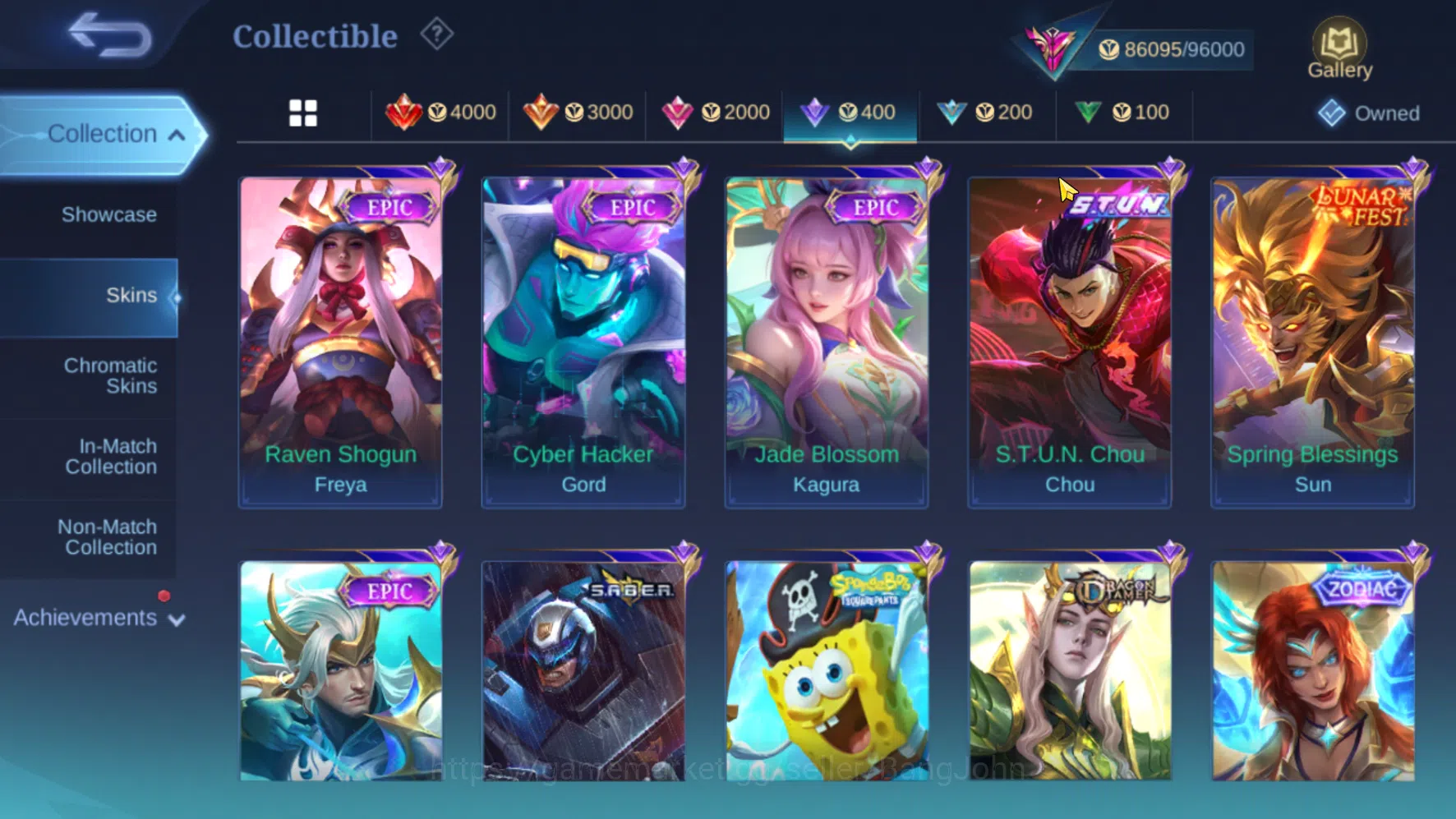 Mobile Legends: Bang Bang Accounts Others Hero 131 | Skin 352  Legend Freya | Prime Claude | KOF Karina | LuckyBox Selena 8