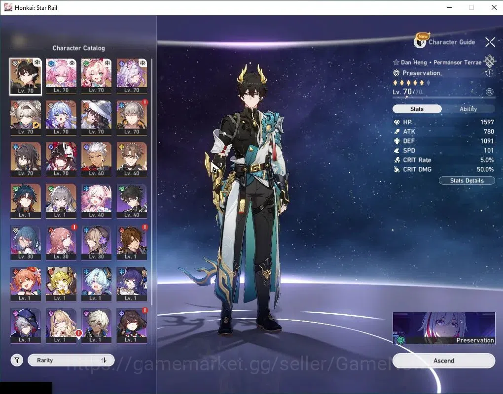Honkai Star Rail Accounts Asia|TL 60|11 Limited|Castorice,Cyrene,Hyacine,Fir image 4