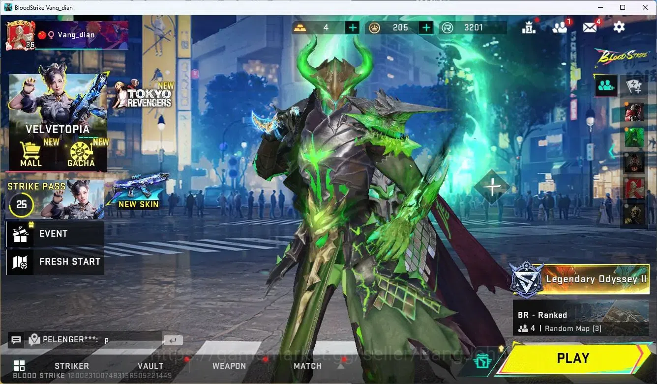 Blood Strike Accounts ASIA |4 Collab Guns (7DS&EVANGELION) |1 Ethernal G image 1