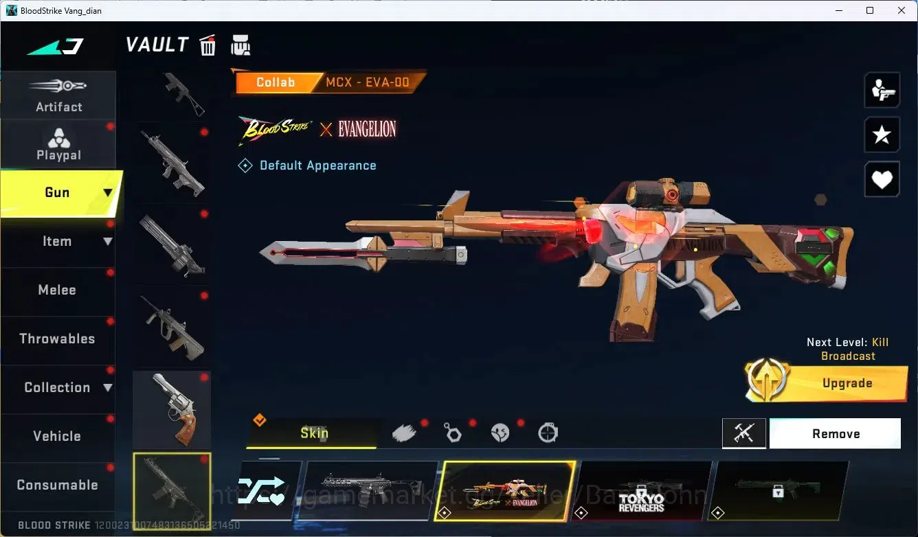 Blood Strike Accounts ASIA |4 Collab Guns (7DS&EVANGELION) |1 Ethernal G image 11