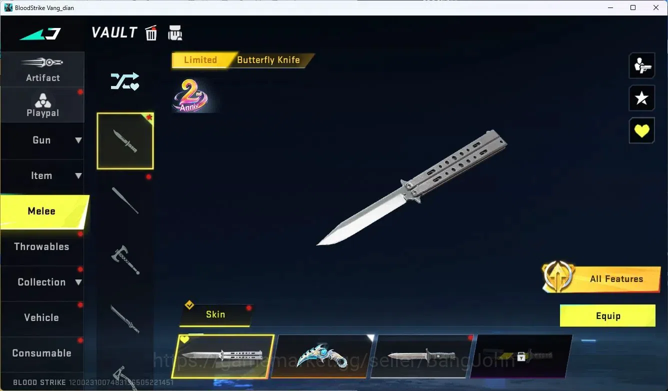 Blood Strike Accounts ASIA |4 Collab Guns (7DS&EVANGELION) |1 Ethernal G image 20