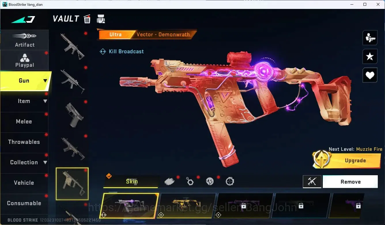 Blood Strike Accounts ASIA |4 Collab Guns (7DS&EVANGELION) |1 Ethernal G image 4