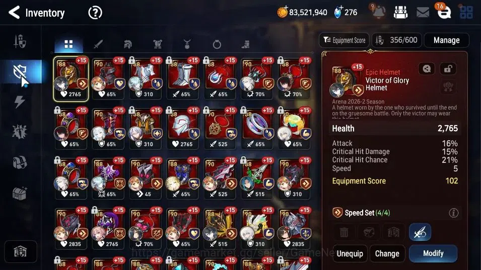 Epic Seven Accounts GLOBAL Unverif|19 ML(Monarch otS Iseria,LOTScales, image 14