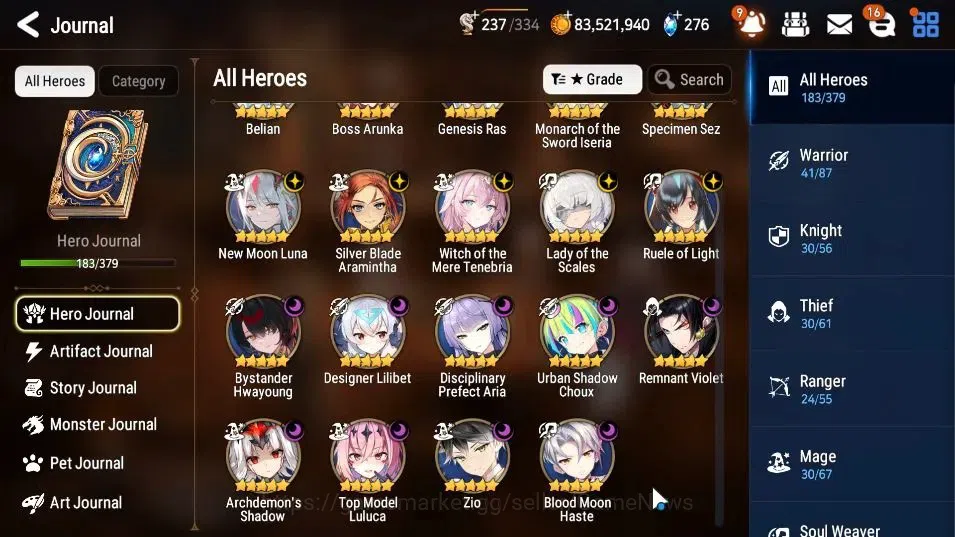 Epic Seven Accounts GLOBAL Unverif|19 ML(Monarch otS Iseria,LOTScales, image 6
