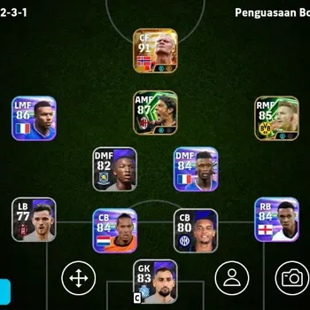 eFootball Accounts High-End Mobile|PW 2555|New Erling Haaland BigT,Rus Costa Epic,Marco Reus Epic|2026|Check SS EFB2756B