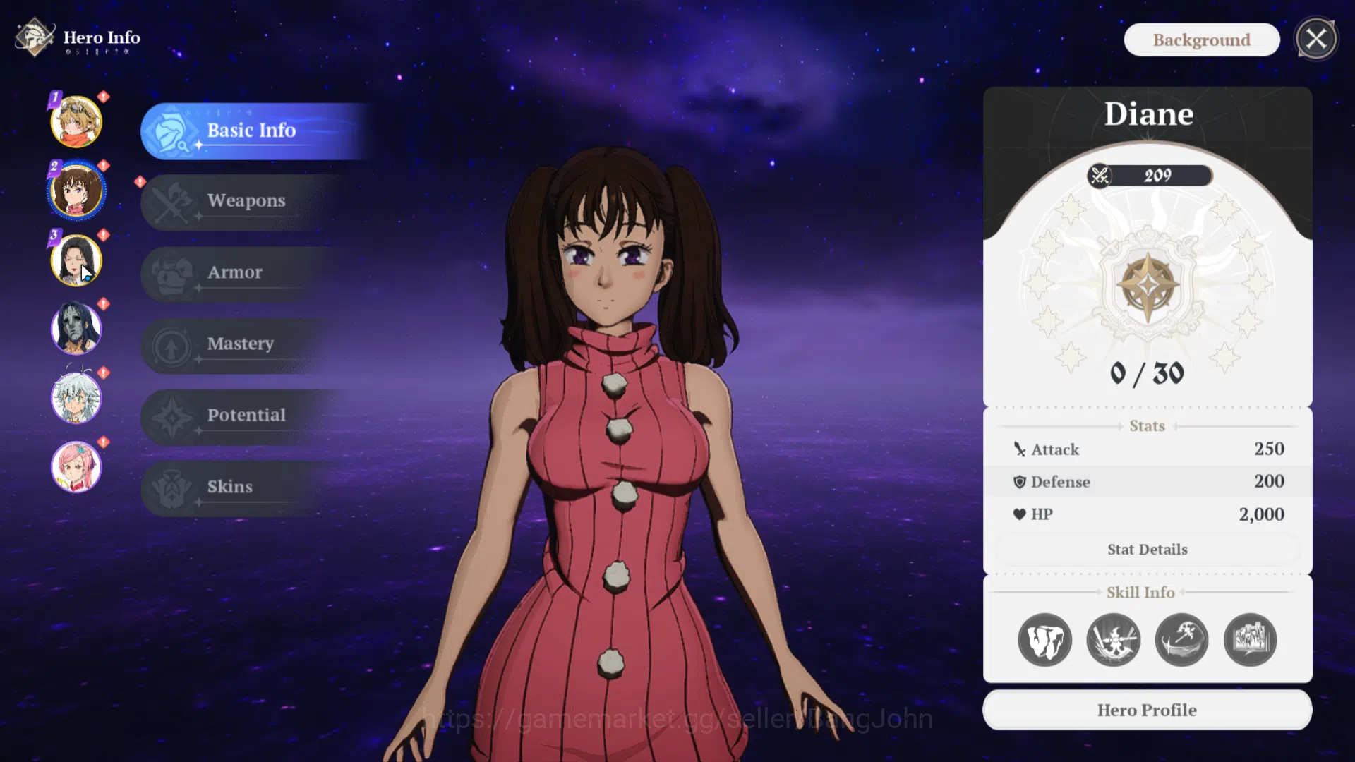 The Seven Deadly Sins: Origin Accounts EUROPE | Fresh Starter Lvl 2 |3 SSR| Daisy, Diane, image 10