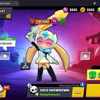 Brawl Stars Accounts Thropy 687|17 Brawler|1 Max Hypercharge(Shelly)|1 Legend(Colt),1Mythic(Otis),3 Epic Skin|3137