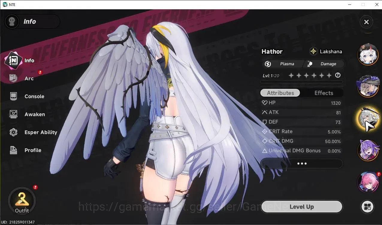 Neverness to Everness Accounts GLOBAL Europe|HL 3|5 SSR [Sakiri,Daffodill,Jiuyuan image 5