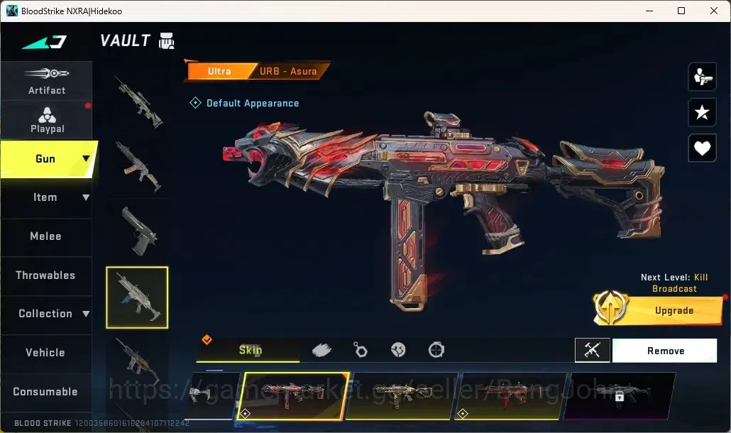 Blood Strike Accounts Collab Skin ASIA | 1 EVO: FAL-Evolved Draco|1 EVA,1 AOT,1 7DS Collab Guns|7 Ultra Guns|1 Ultra Melee|6 3