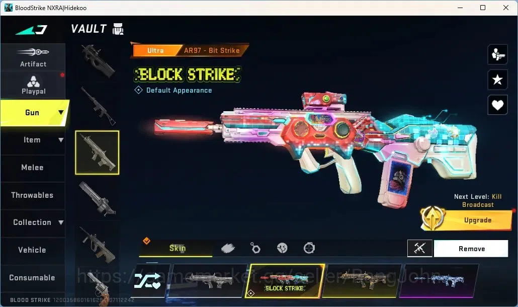 Blood Strike Accounts Collab Skin ASIA | 1 EVO: FAL-Evolved Draco|1 EVA,1 AOT,1 7DS Collab Guns|7 Ultra Guns|1 Ultra Melee|6 5