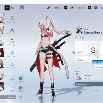 Punishing: Gray Raven Accounts Mid-Game NA|Lv 45|11k BC|S Lucia Crimson Weave & S No 21 Feral|1 S Omniframe & 1 Wp