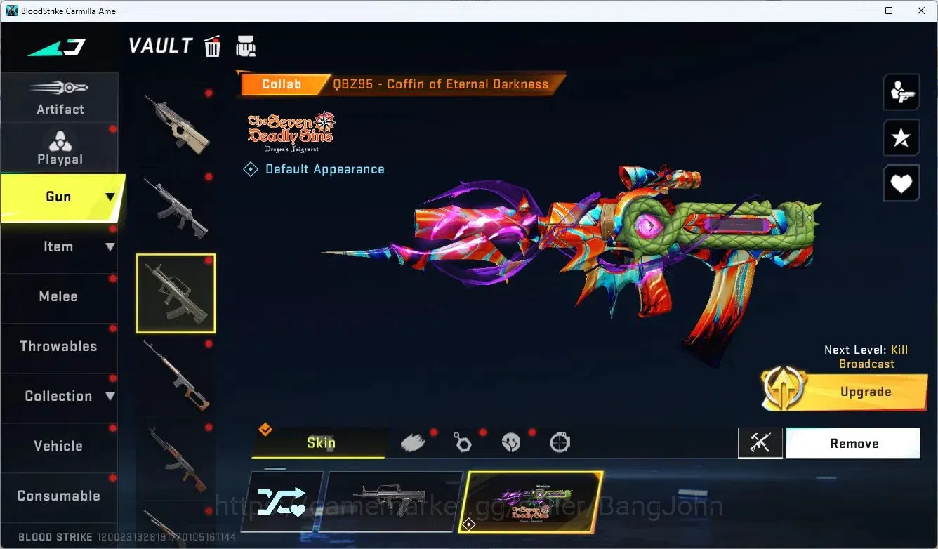 Blood Strike Accounts ASIA | Collab Ethan Striker | 6 Collab Guns | Limi image 17
