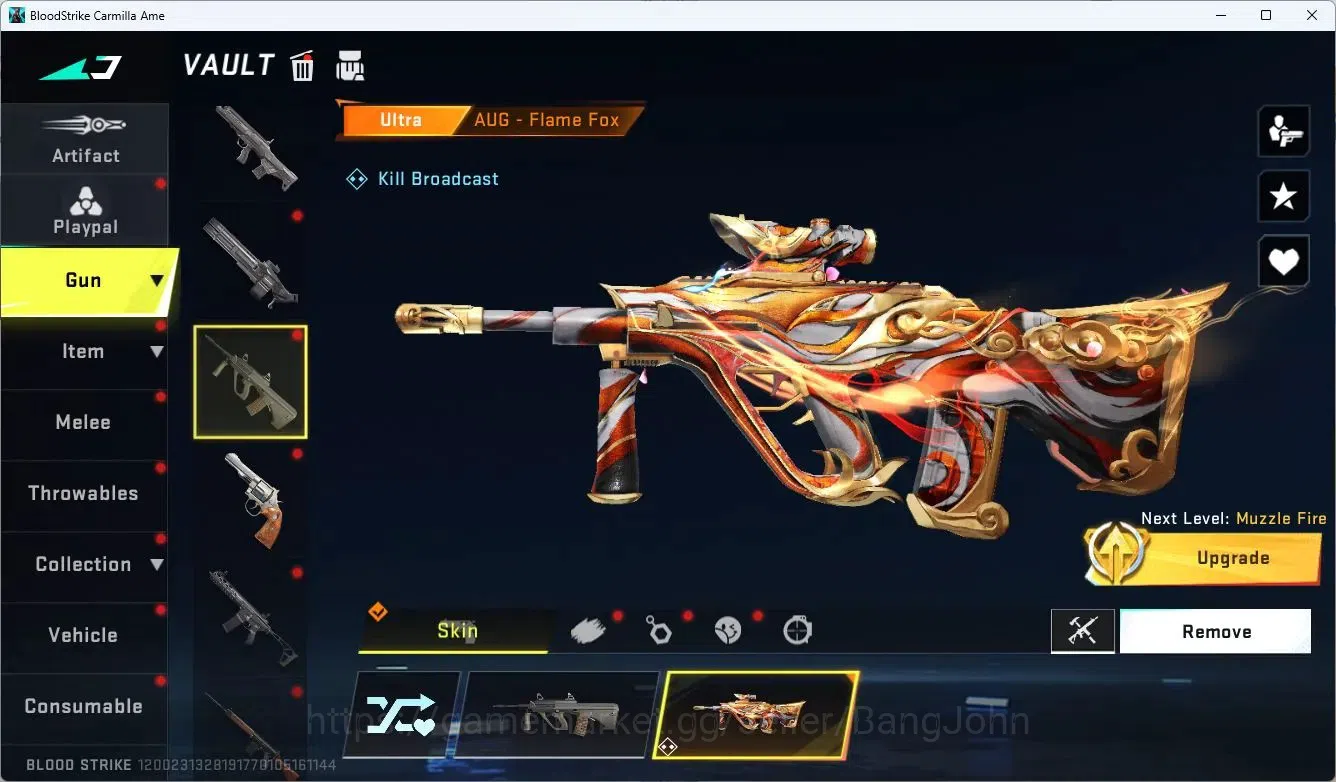 Blood Strike Accounts ASIA | Collab Ethan Striker | 6 Collab Guns | Limi image 19