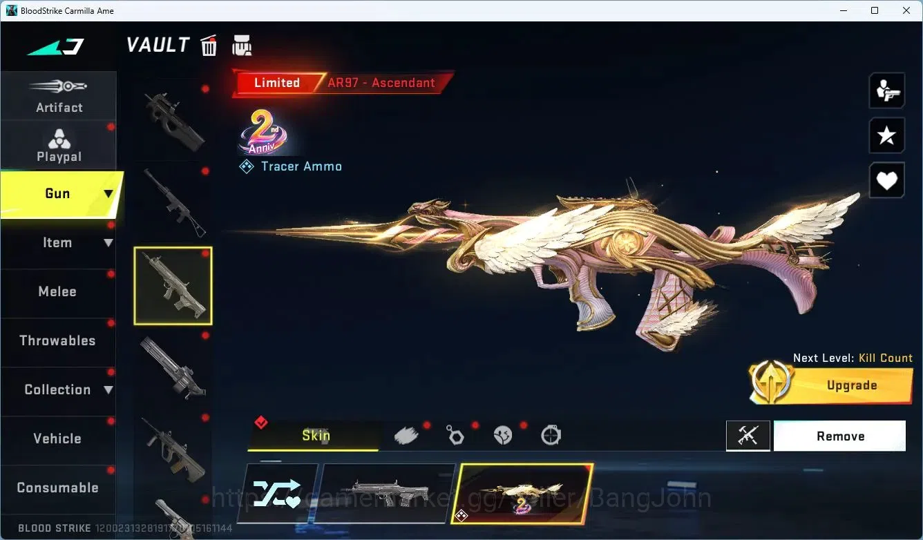 Blood Strike Accounts ASIA | Collab Ethan Striker | 6 Collab Guns | Limi image 20