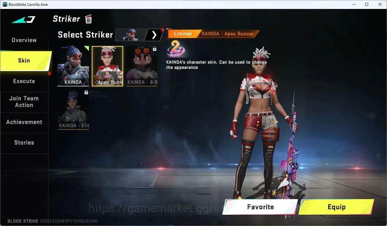 Blood Strike Accounts ASIA | Collab Ethan Striker | 6 Collab Guns | Limi image 4