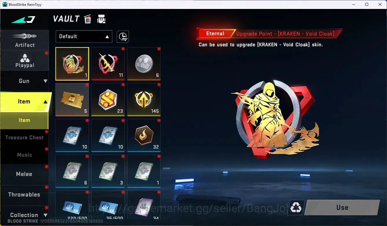 Blood Strike Accounts ASIA|Ultra Shuriken-Azure Thunder|1 Eternal Uzi-St image 12