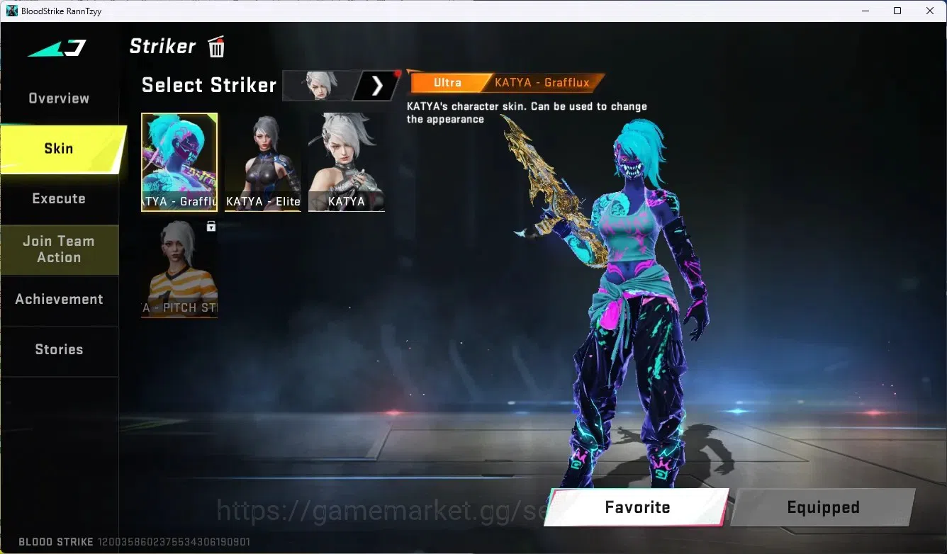 Blood Strike Accounts ASIA|Ultra Shuriken-Azure Thunder|1 Eternal Uzi-St image 17