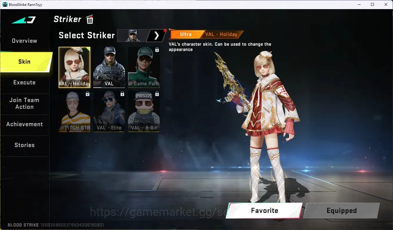 Blood Strike Accounts ASIA|Ultra Shuriken-Azure Thunder|1 Eternal Uzi-St image 19