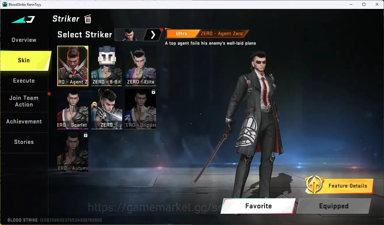 Blood Strike Accounts ASIA|Ultra Shuriken-Azure Thunder|1 Eternal Uzi-St image 20