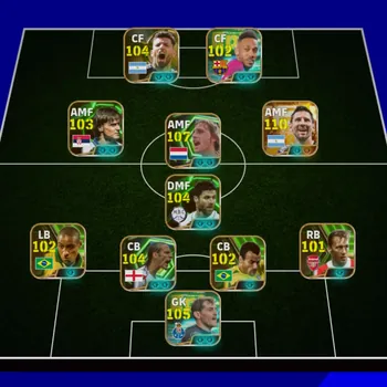 eFootball Accounts Legends & Iconic Players 3215+ Team I Messi 110 I Johan 108 I Carlos 102 I Sergio 105 I Casillas 105 I