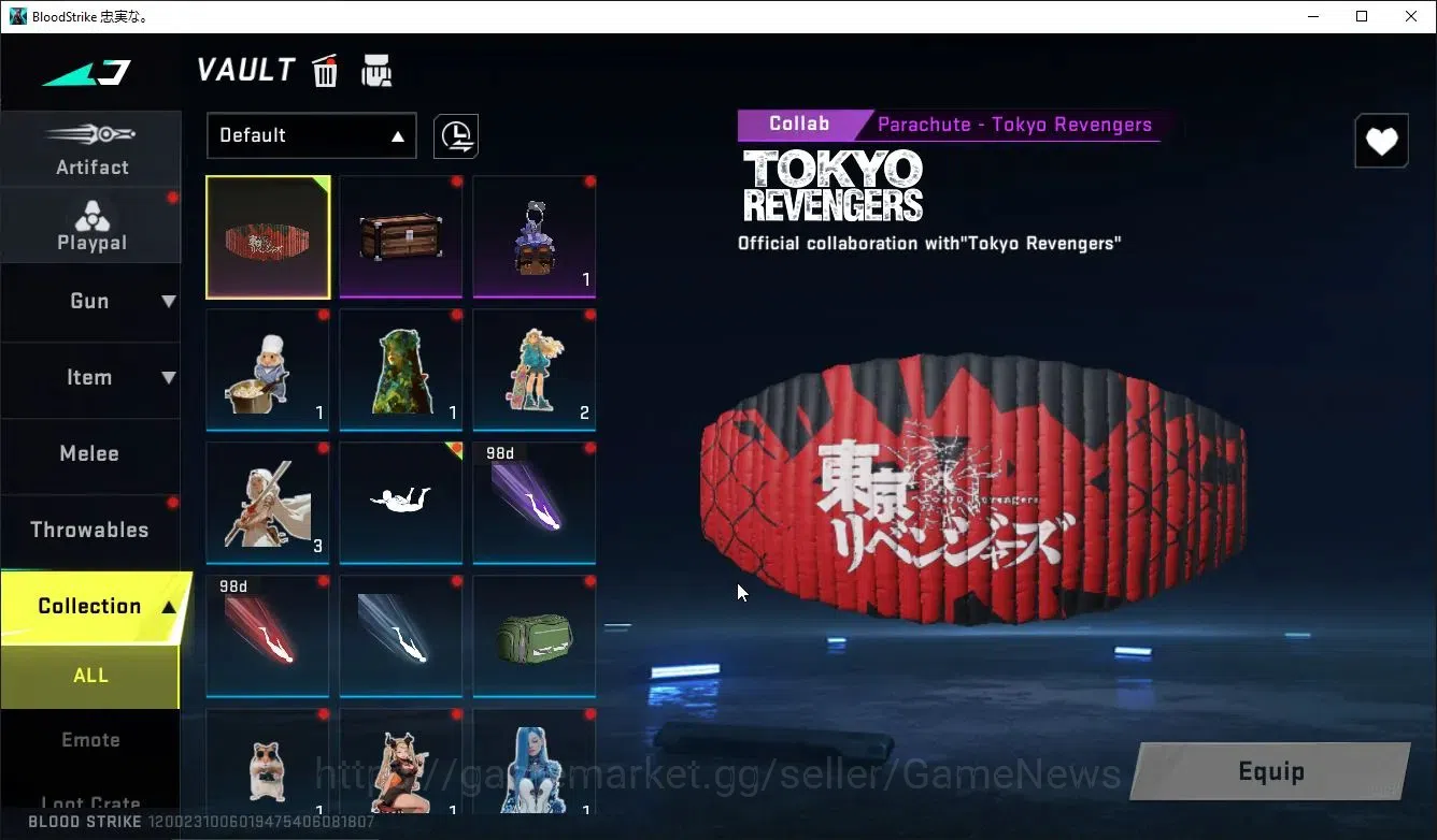 Blood Strike Accounts ASIA|Collab TOKREV [MCX, FN2000]|7DS [M700, AK47]| image 14