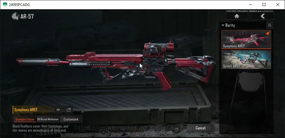 Arena Breakout Accounts High-End [MOBILE] Lv30|SV 115M|CV 102M|Legend AR57 Symphony |Many Weapon Skin|Gear Skin|CN 4