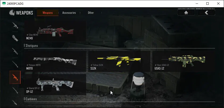 Arena Breakout Accounts High-End [MOBILE] Lv30|SV 115M|CV 102M|Legend AR57 Symphony |Many Weapon Skin|Gear Skin|CN 8