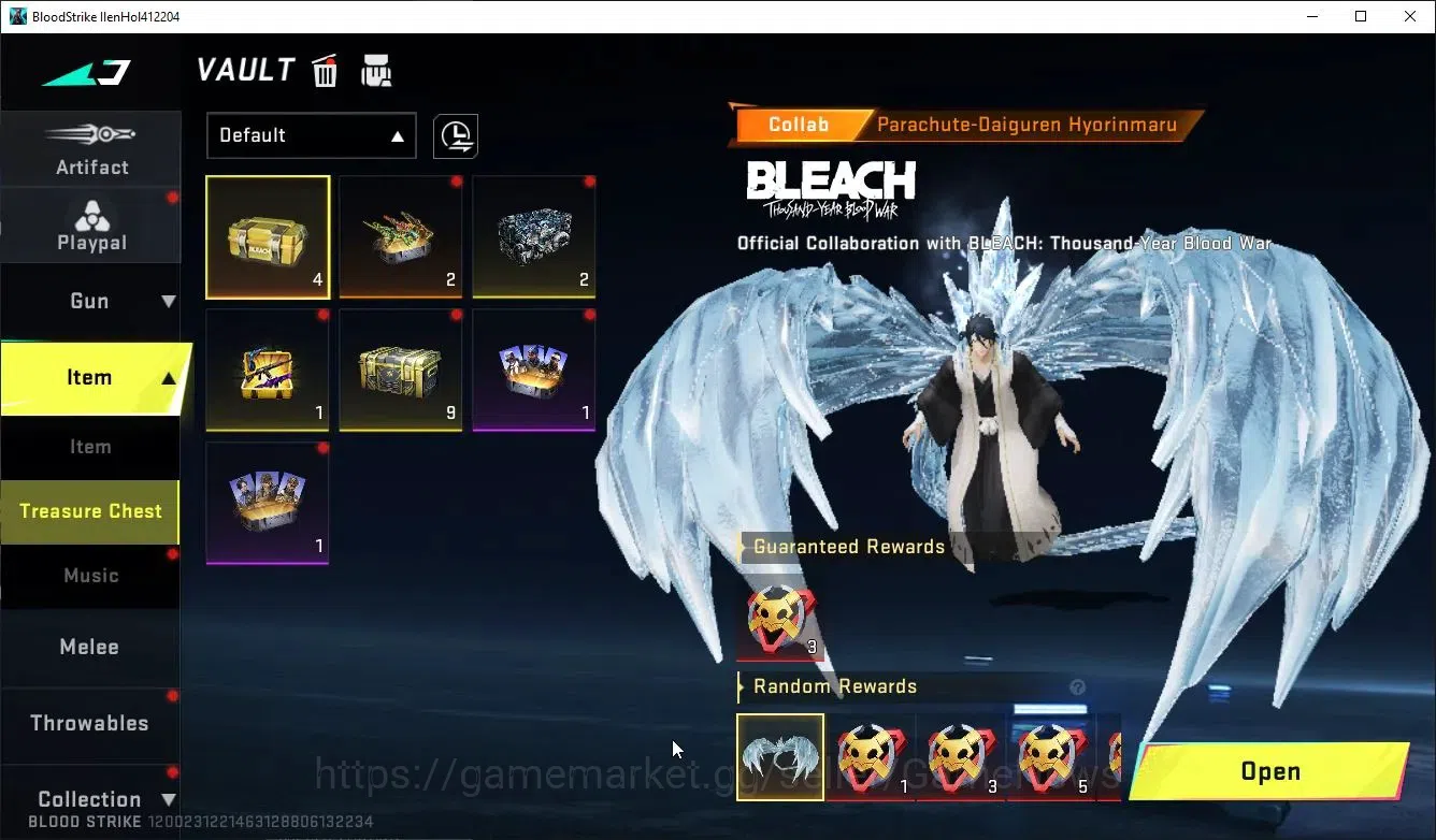 Blood Strike Accounts ASIA|MELEE TALONKnife+Collab BLEACH BYAKUYA+3 Lege image 12