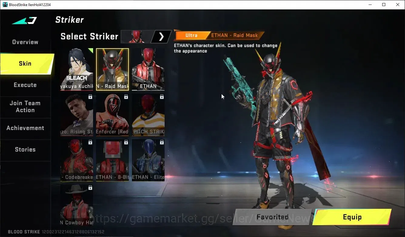 Blood Strike Accounts ASIA|MELEE TALONKnife+Collab BLEACH BYAKUYA+3 Lege image 4