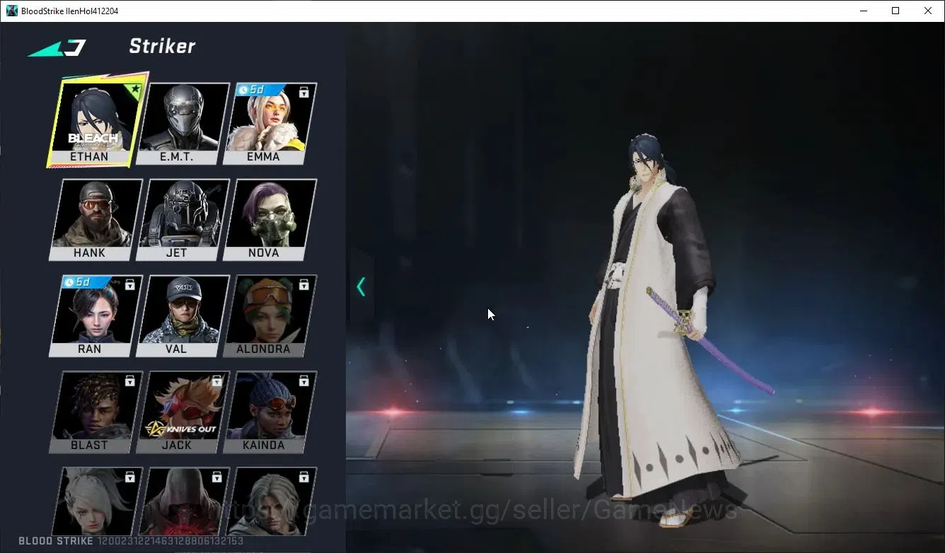 Blood Strike Accounts ASIA|MELEE TALONKnife+Collab BLEACH BYAKUYA+3 Lege image 5