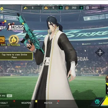 Blood Strike Collab Skin ASIA|MELEE TALONKnife+Collab BLEACH BYAKUYA+3 Lege image 1
