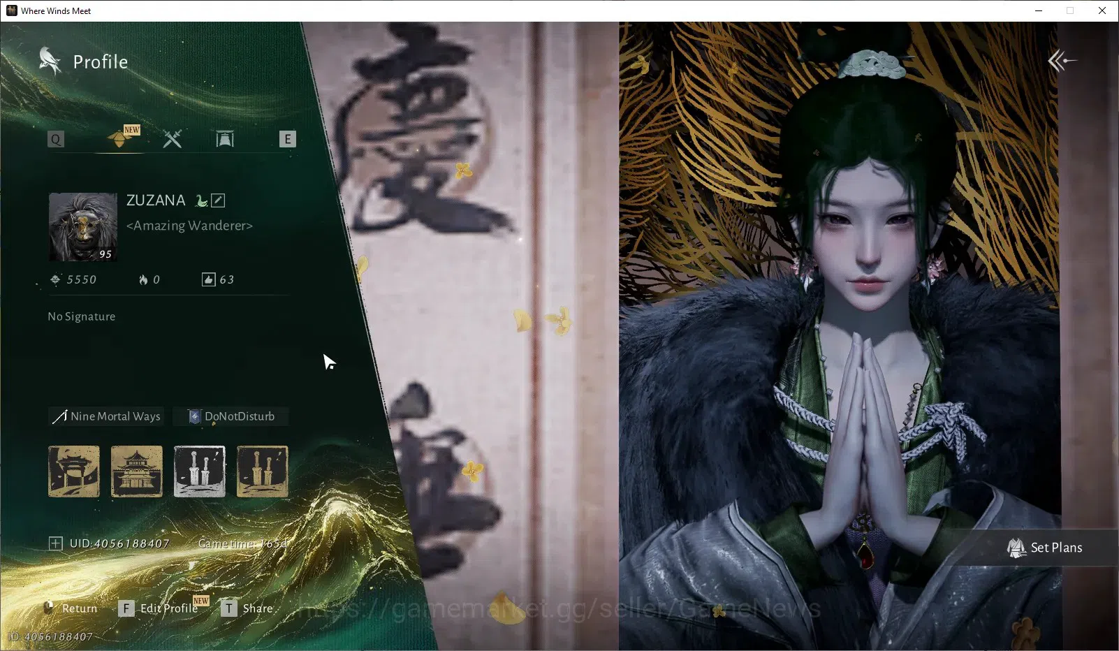 Where Winds Meet Accounts GLOBAL|Lv95|2 HC|GS 30K|Abyss Conqueror|7,9K Jade| image 1