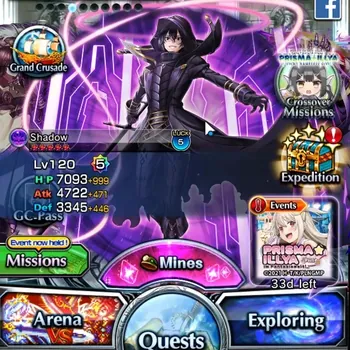 Grand Summoners Accounts End-Game Global|Rank 100|4 SP.Art|38 Ascend 40 TW (H Inumuta,S Emiya,S,Miyu,Chloe,LM Isliid