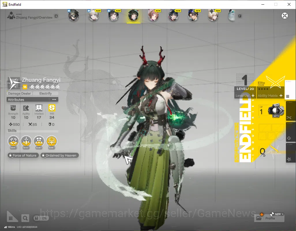 Arknights: Endfield Accounts NA/EU|Lv2|Fresh Starter|SSR2(1Limit)+1(*6WP)|Zhuan image 12