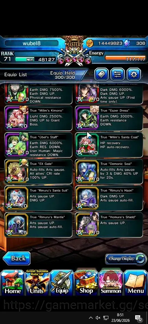 Grand Summoners Accounts Global|Rank 71|308 cc|16 Ascend+2 TW|[Sung Jinwoo, image 5
