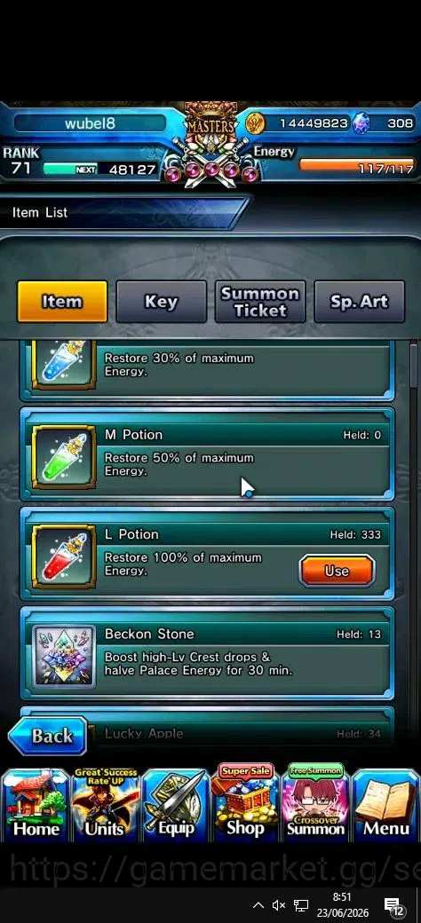 Grand Summoners Accounts Global|Rank 71|308 cc|16 Ascend+2 TW|[Sung Jinwoo, image 6